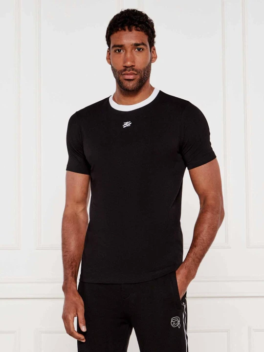 Zdjęcie produktu Karl Lagerfeld T-shirt | Slim Fit czarny