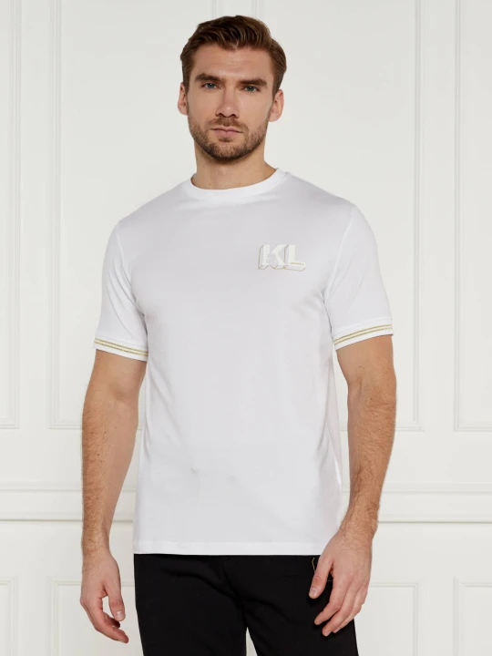 Zdjęcie produktu Karl Lagerfeld T-shirt | Slim Fit biały