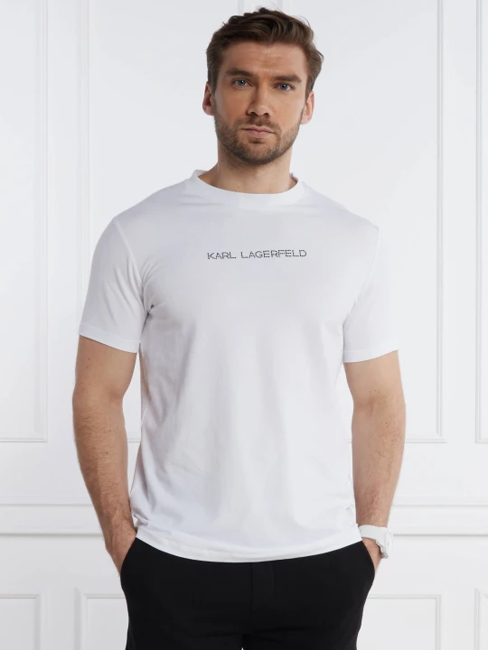 Zdjęcie produktu Karl Lagerfeld T-shirt | Slim Fit biały