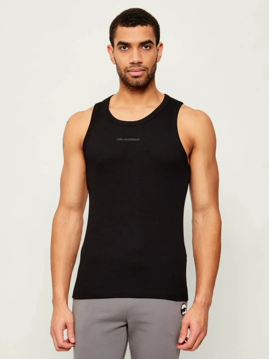 Zdjęcie produktu Karl Lagerfeld Tank top | Slim Fit czarny