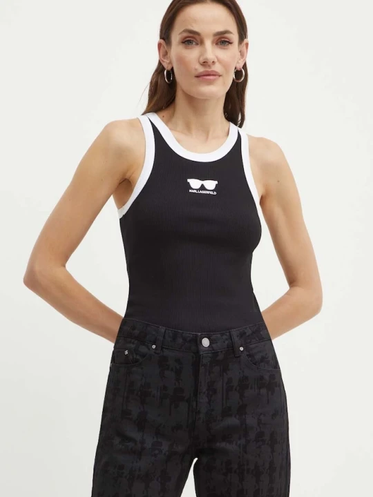 Zdjęcie produktu Karl Lagerfeld top czarny
