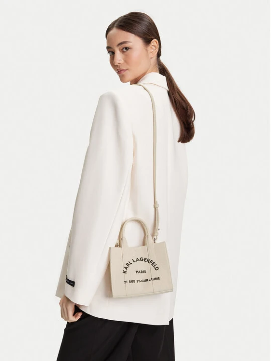 Zdjęcie produktu KARL LAGERFELD Torebka A3W50118 Écru Kremowy