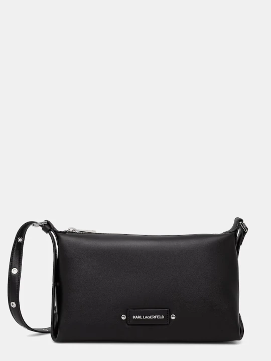 Zdjęcie produktu Karl Lagerfeld torebka bagietka damska skórzana K / EYELETS czarny