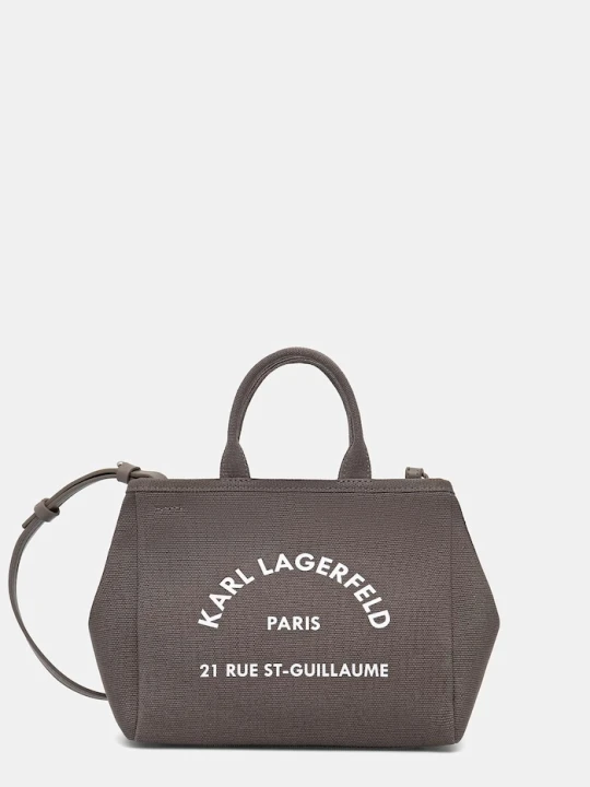 Zdjęcie produktu Karl Lagerfeld torebka crossbody damska bawełniana K/RSG CONV. brązowy