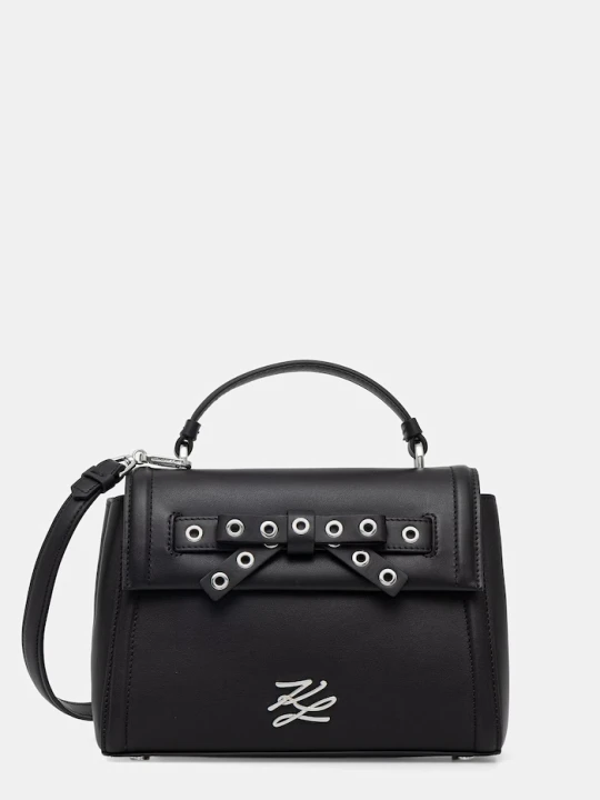 Zdjęcie produktu Karl Lagerfeld torebka crossbody damska skórzana K / AUTOGRAPH czarny