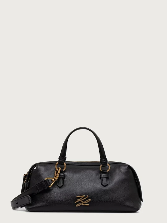 Zdjęcie produktu Karl Lagerfeld torebka crossbody damska skórzana K / AUTOGRAPH czarny