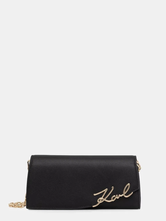 Zdjęcie produktu Karl Lagerfeld torebka crossbody damska skórzana K / SIGNATURE czarny