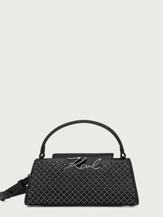 Zdjęcie produktu Karl Lagerfeld torebka crossbody damska skórzana K / SIGNATURE czarny