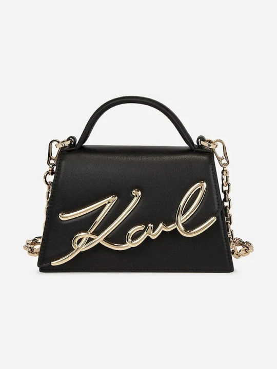 Zdjęcie produktu Karl Lagerfeld torebka crossbody damska skórzana K / SIGNATURE czarny