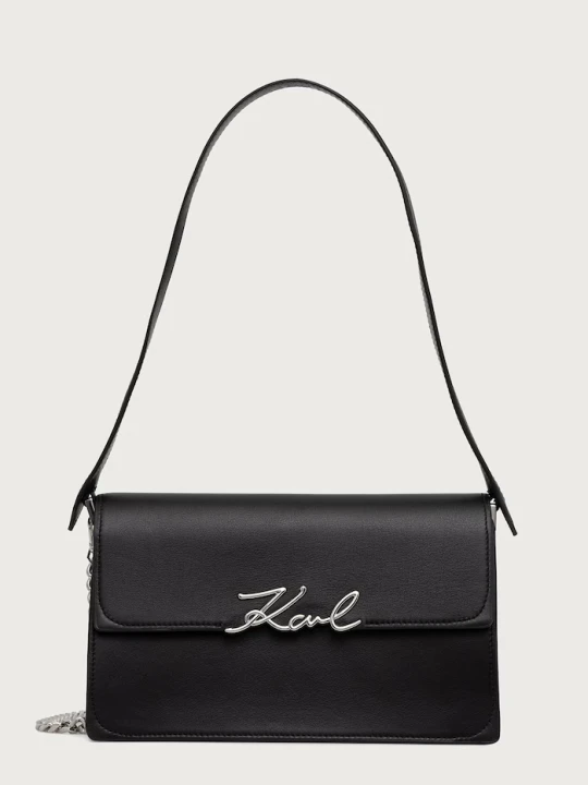 Zdjęcie produktu Karl Lagerfeld torebka crossbody damska skórzana K / SIGNATURE czarny