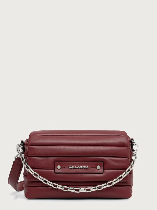 Zdjęcie produktu Karl Lagerfeld torebka crossbody damska z imitacji skóry K / ESSENTIAL czerwony