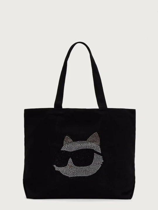 Zdjęcie produktu Karl Lagerfeld torebka damska bawełniana czarny