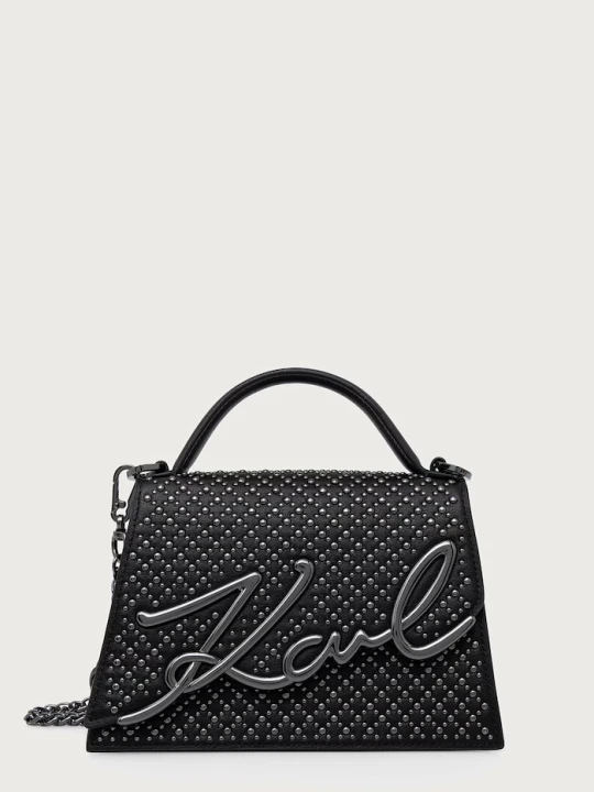 Zdjęcie produktu Karl Lagerfeld torebka damska skórzana czarny