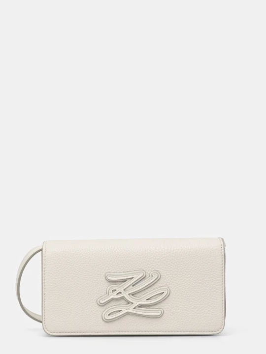 Zdjęcie produktu Karl Lagerfeld torebka damska skórzana K / AUTOGRAPH beżowy