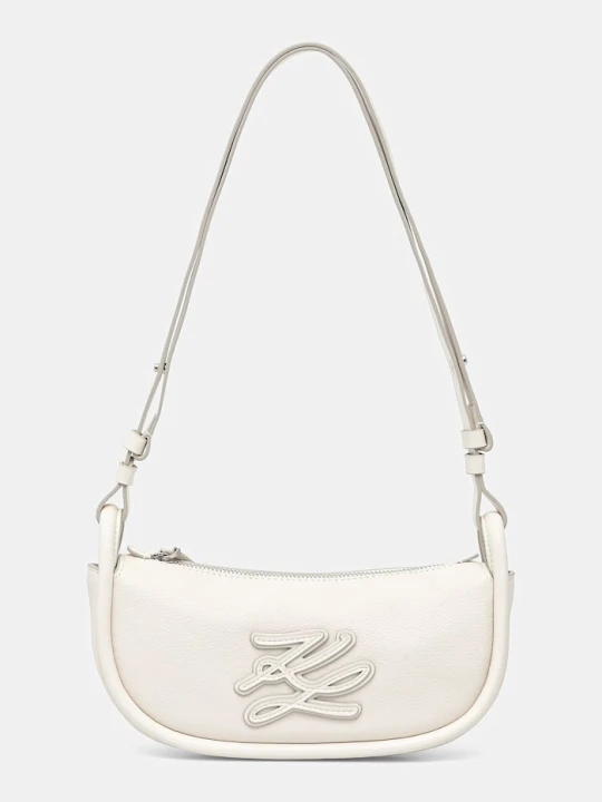 Zdjęcie produktu Karl Lagerfeld torebka damska skórzana K / AUTOGRAPH beżowy