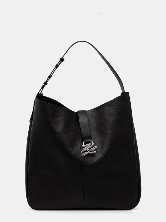 Zdjęcie produktu Karl Lagerfeld torebka damska skórzana K / AUTOGRAPH czarny