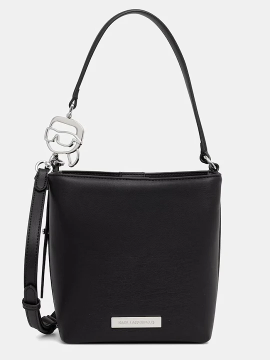 Zdjęcie produktu Karl Lagerfeld torebka damska z imitacji skóry IKON czarny