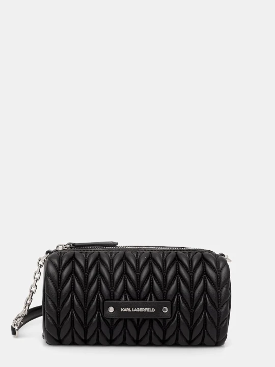 Zdjęcie produktu Karl Lagerfeld torebka damska z imitacji skóry K/WEAVE czarny