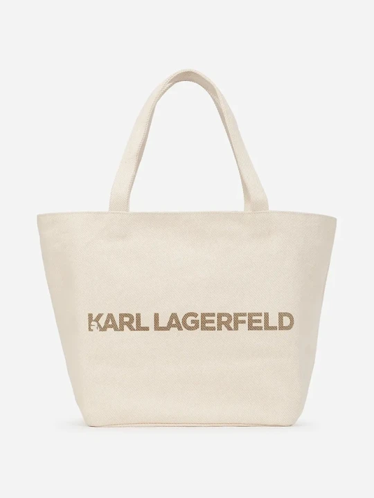 Zdjęcie produktu Karl Lagerfeld torebka dwustronna beżowy