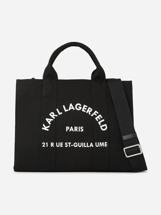 Zdjęcie produktu Karl Lagerfeld torebka tote damska bawełniana K/RSG czarny