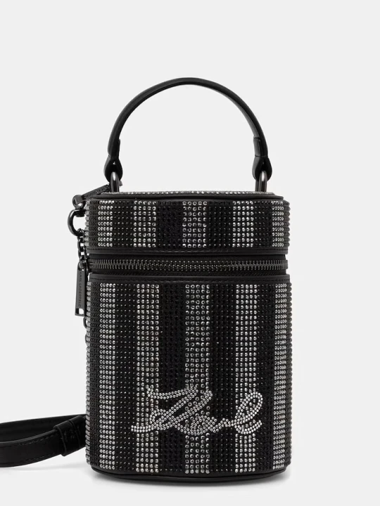 Zdjęcie produktu Karl Lagerfeld torebka kuferek damska z imitacji skóry K/SOIREE czarny