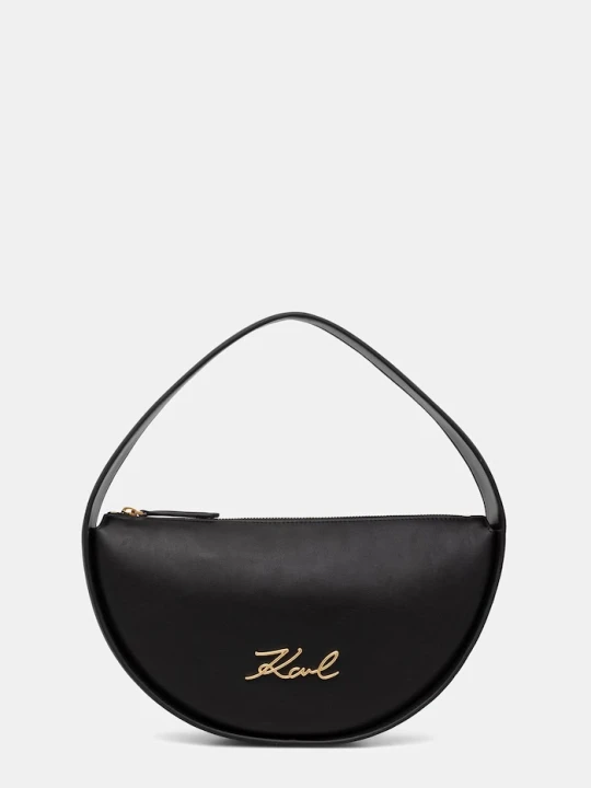 Zdjęcie produktu Karl Lagerfeld torebka rogal damska skórzana K/SIGNATURE czarny