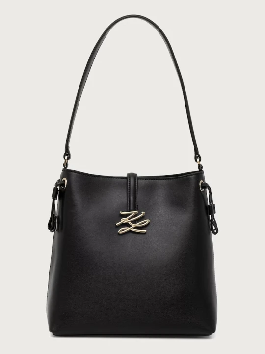 Zdjęcie produktu Karl Lagerfeld torebka shopper damska skórzana K / AUTOGRAPH czarny