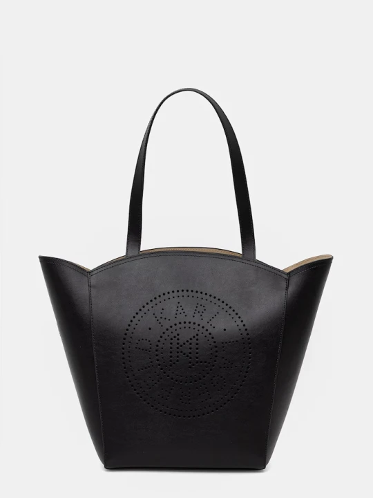 Zdjęcie produktu Karl Lagerfeld torebka shopper damska skórzana K/CIRCLE czarny