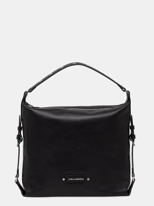Zdjęcie produktu Karl Lagerfeld torebka shopper damska skórzana K/EYELETS czarny