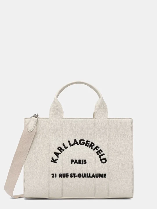 Zdjęcie produktu Karl Lagerfeld torebka shopper damska z imitacji skóry K / RSG MD beżowy