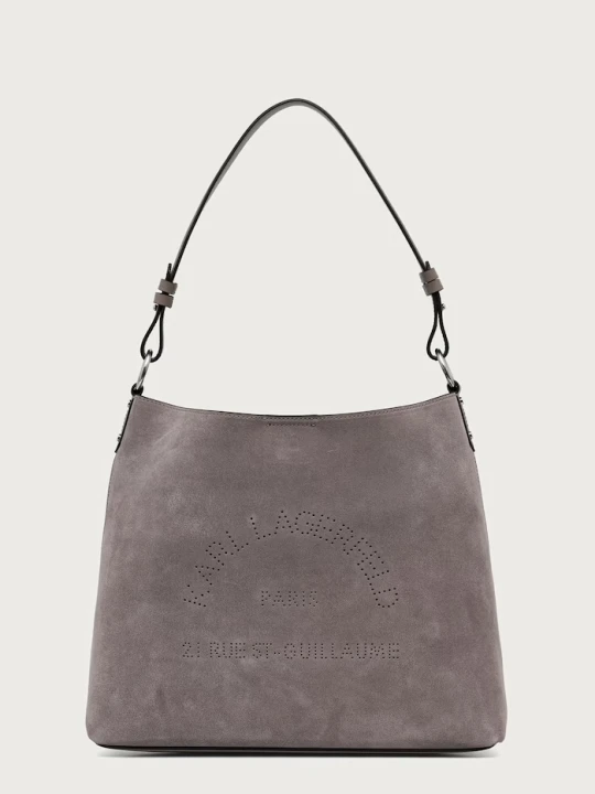 Zdjęcie produktu Karl Lagerfeld torebka shopper damska zamszowa K / DAILY szary