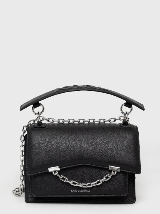 Zdjęcie produktu Karl Lagerfeld torebka skórzana 225W3081 czarny