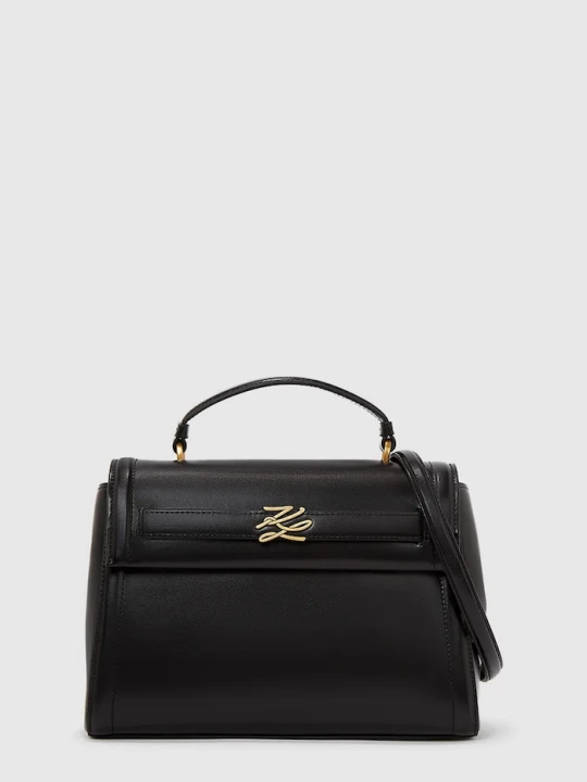 Zdjęcie produktu Karl Lagerfeld torebka skórzana K / AUTOGRAPH czarny