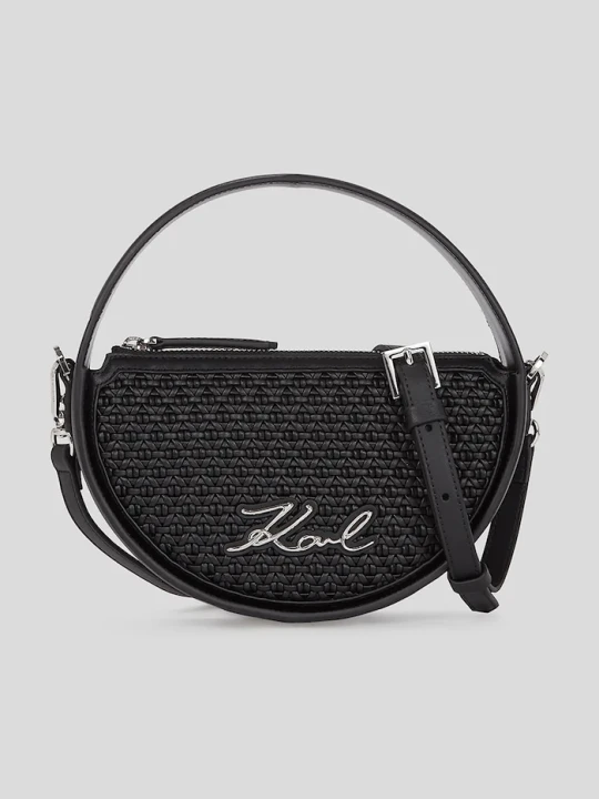Zdjęcie produktu Karl Lagerfeld torebka skórzana K / SIGNATURE czarny