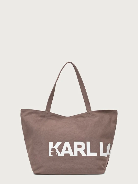 Zdjęcie produktu Karl Lagerfeld torebka tote damska bawełniana K / ESSENTIAL beżowy