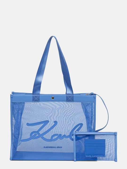 Zdjęcie produktu Karl Lagerfeld torebka tote damska K/SIGNATURE niebieski