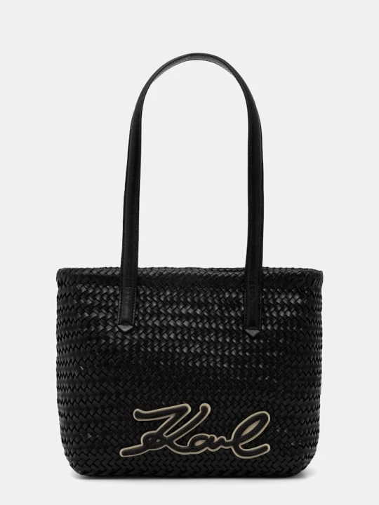 Zdjęcie produktu Karl Lagerfeld torebka tote damska skórzana K/SIGNATURE czarny