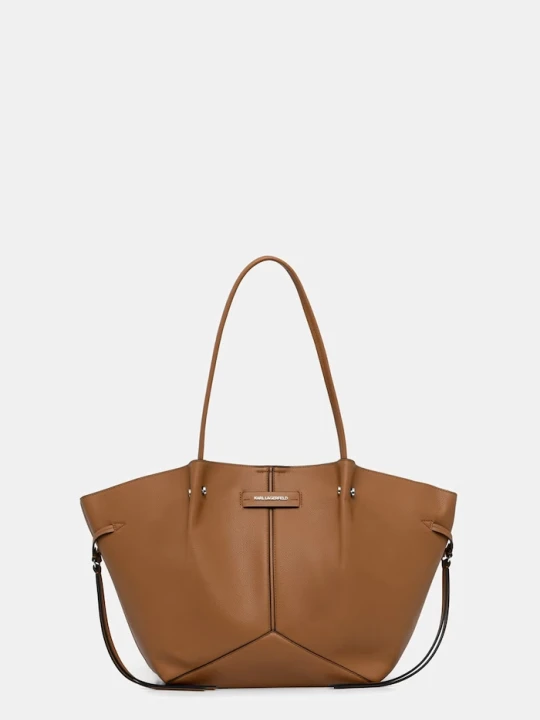 Zdjęcie produktu Karl Lagerfeld torebka tote damska z imitacji skóry brązowy