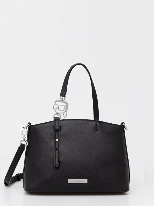 Zdjęcie produktu Karl Lagerfeld torebka tote damska z imitacji skóry IKON czarny
