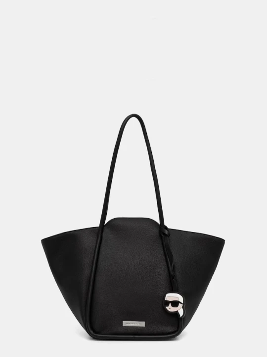 Zdjęcie produktu Karl Lagerfeld torebka tote damska z imitacji skóry IKON czarny