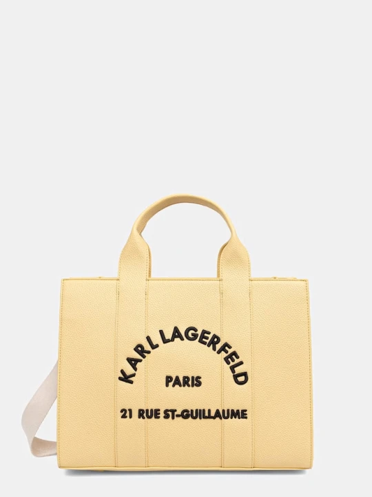 Zdjęcie produktu Karl Lagerfeld torebka shopper damska z imitacji skóry K / RSG MD żółty