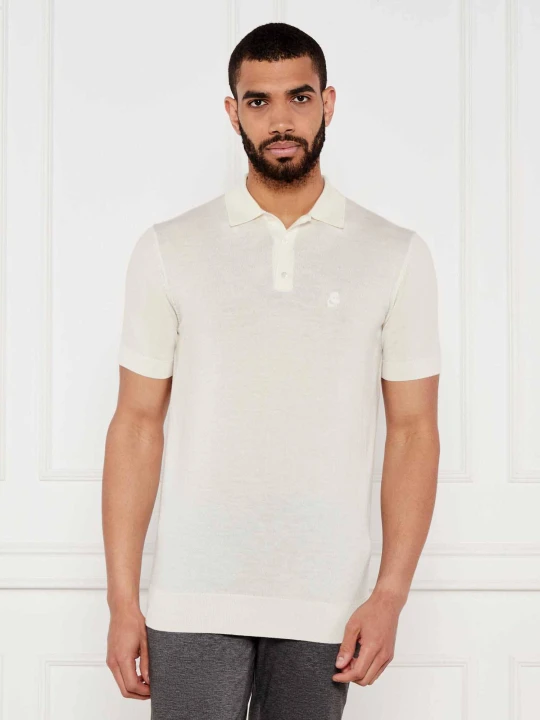 Zdjęcie produktu Karl Lagerfeld Wełniany sweter | Regular Fit kremowy