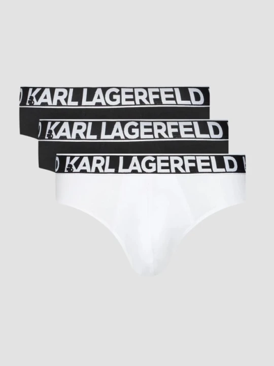 Zdjęcie produktu KARL LAGERFELD Zestaw slipów 3PACK Full Elastic Brief, Rozmiar XL