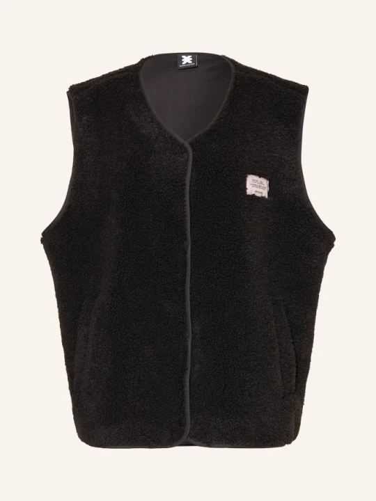 Zdjęcie produktu Karo Kauer Kamizelka Oversize Z Pluszu schwarz CZARNY