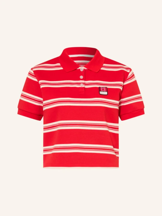 Zdjęcie produktu Karo Kauer Koszulka Polo Z Pikowania rot