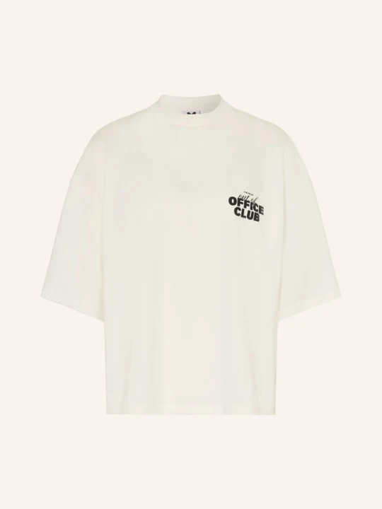 Zdjęcie produktu Karo Kauer T-Shirt Office Club weiss BIAŁY