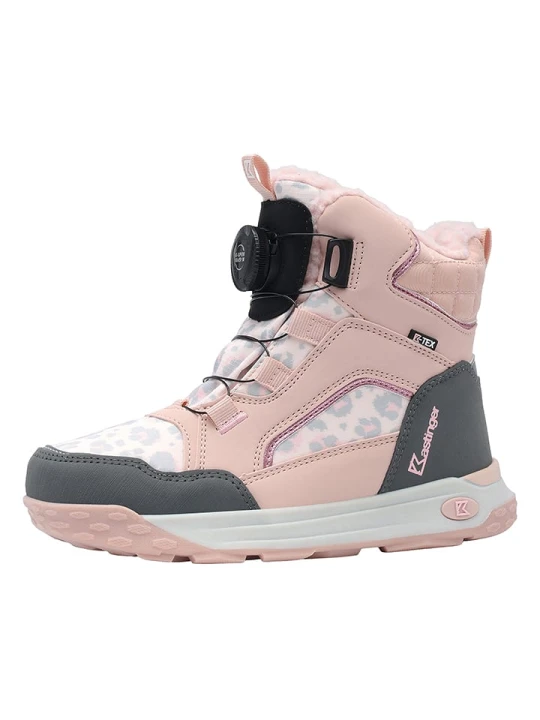 Zdjęcie produktu Kastinger Botki turystyczne "UT-Snowtrek Mid XT KTX" w kolorze jasnoróżowym rozmiar: 30