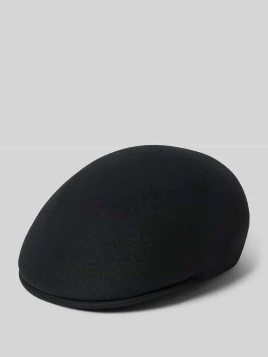 Zdjęcie produktu Kaszkiet z czystej wełny Müller Headwear Czarny