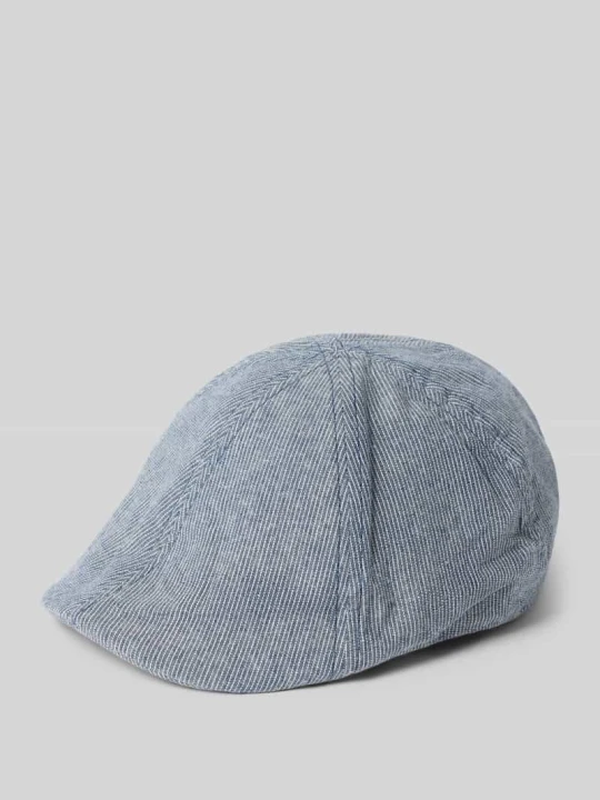 Zdjęcie produktu Kaszkiet z domieszką lnu Müller Headwear Niebieski