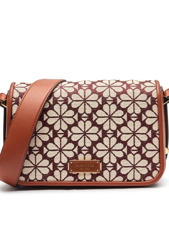 Zdjęcie produktu Kate Spade Listonoszka Spade Flower Jacquard | z dodatkiem skóry brązowy